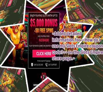 Slots empire coupon codes